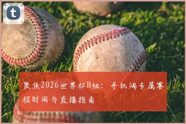 聚焦2026世界杯B组：手机端专属赛程时间与直播指南