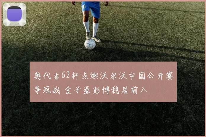 奥代吉62杆点燃沃尔沃中国公开赛争冠战 金子豪彭博稳居前八